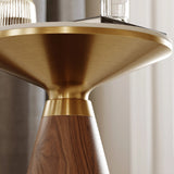 Bistro Wooden Texture Side Table