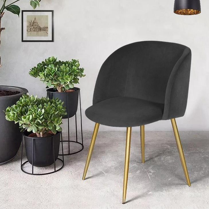 MITIZI Velvet Upholstered Armchair