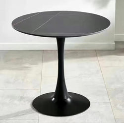 Silver Mist Mirage Table (Black)