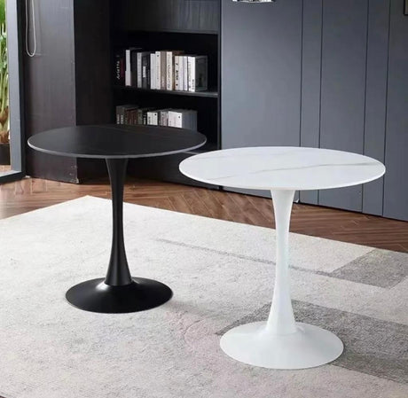 Silver Mist Mirage Table (Black)