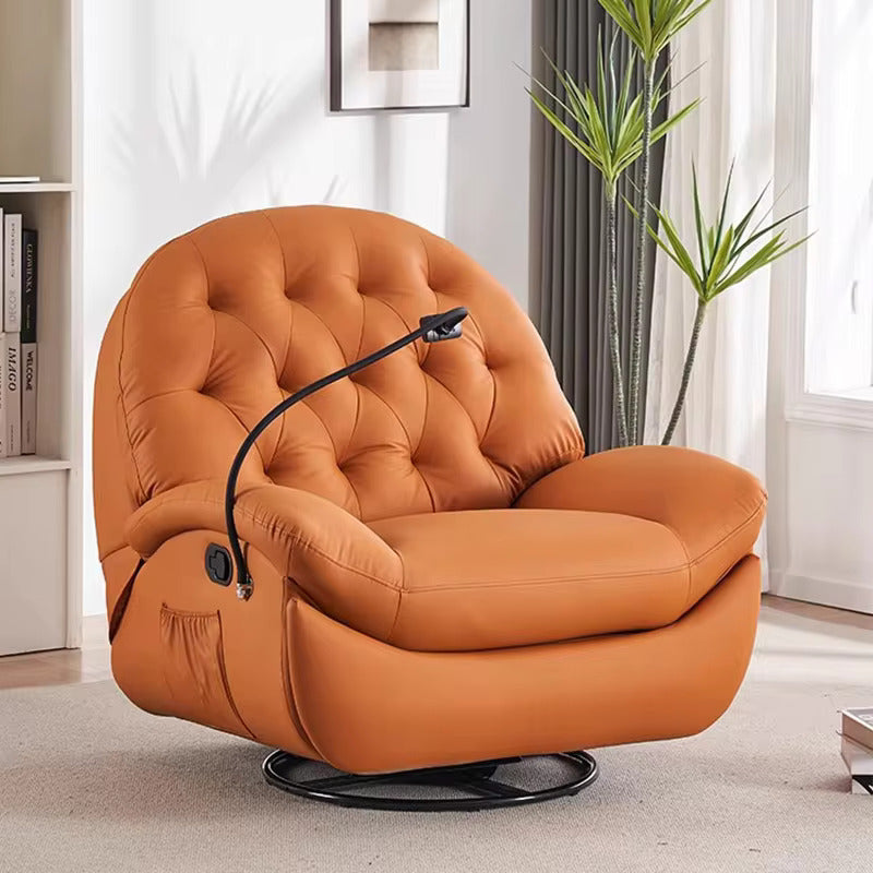 Tesla Hybrid Leather Recliner, Rocking and Recliner