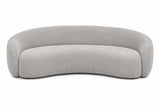 London Boucle Fabric C-Shape Sofa