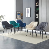 Colby Premium Velvet Lounge Arm Chair