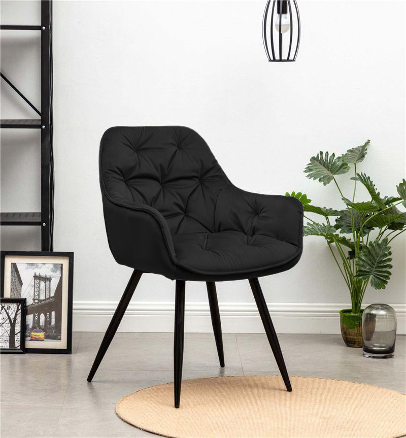 Colby Premium Velvet Lounge Arm Chair