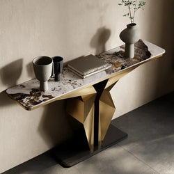 Riley Gold Marble Console