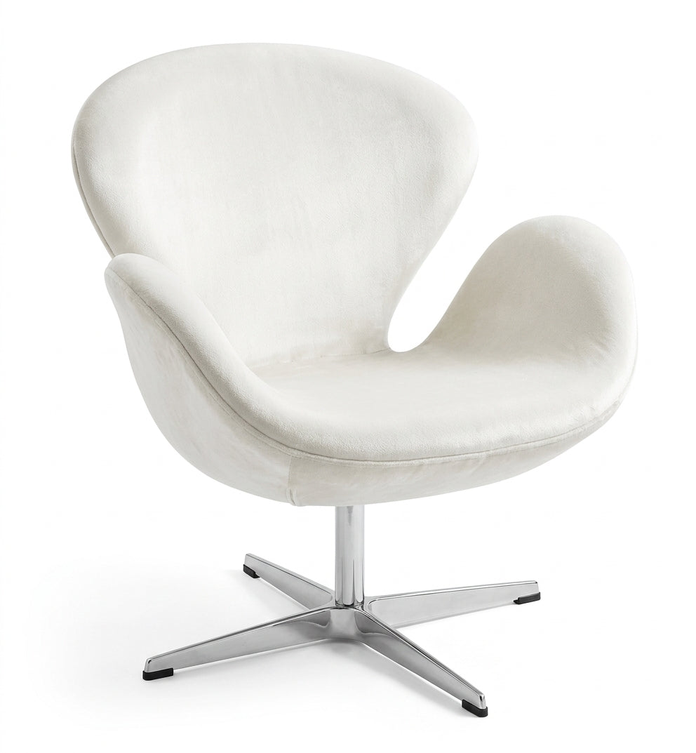 Tulip Velvet Lounge Chair