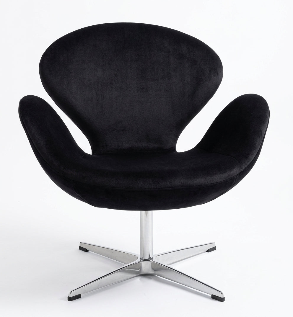 Tulip Velvet Lounge Chair