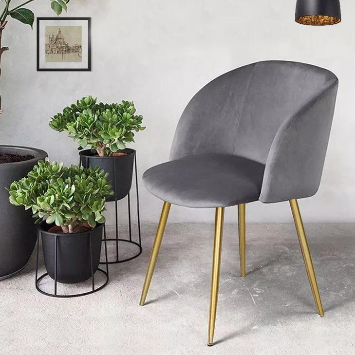 MITIZI Velvet Upholstered Armchair