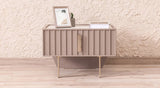 Latte Bedside Table
