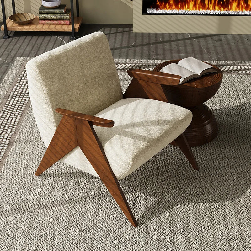 Redwood lounge chair