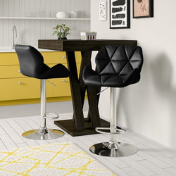 Butterfly PU Leather Bar Stools