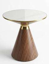 Bistro Wooden Texture Side Table