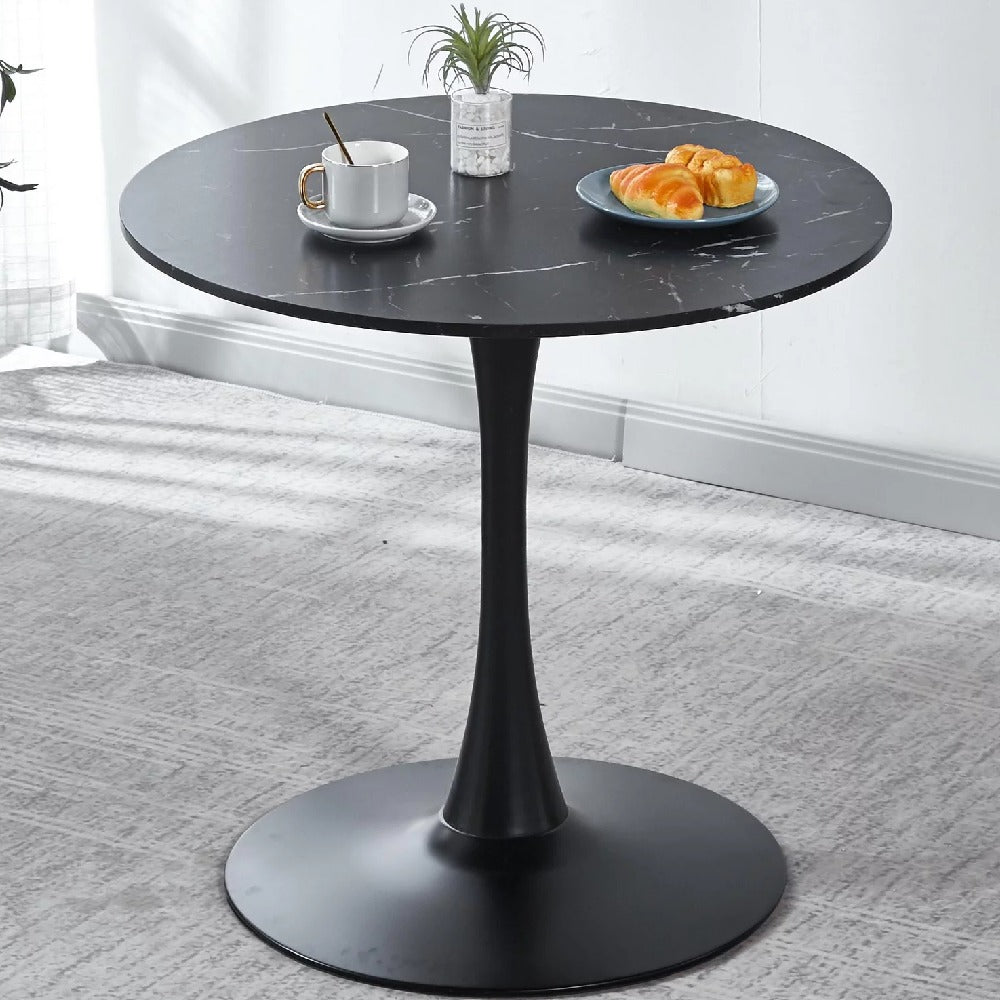 Silver Mist Mirage Table (Black)