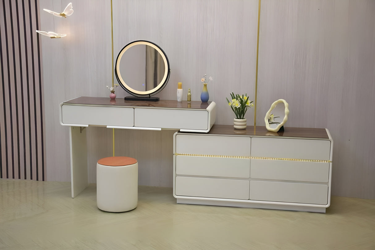 Bursa Dresser With Mirror