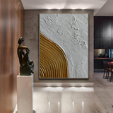 Gold Flow Painting