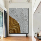 Gold Flow Painting