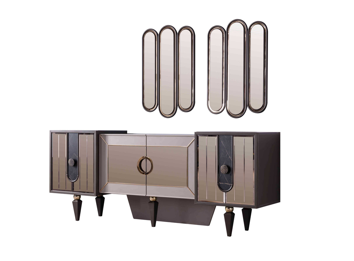 LIZBON - Buffet Cabinet with Mirror