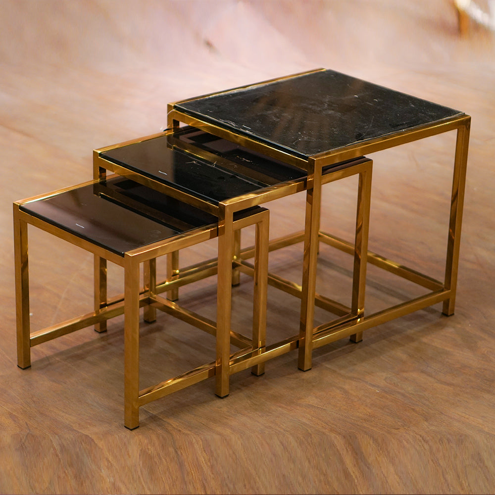 Trevino Nesting Tables Set (Black)