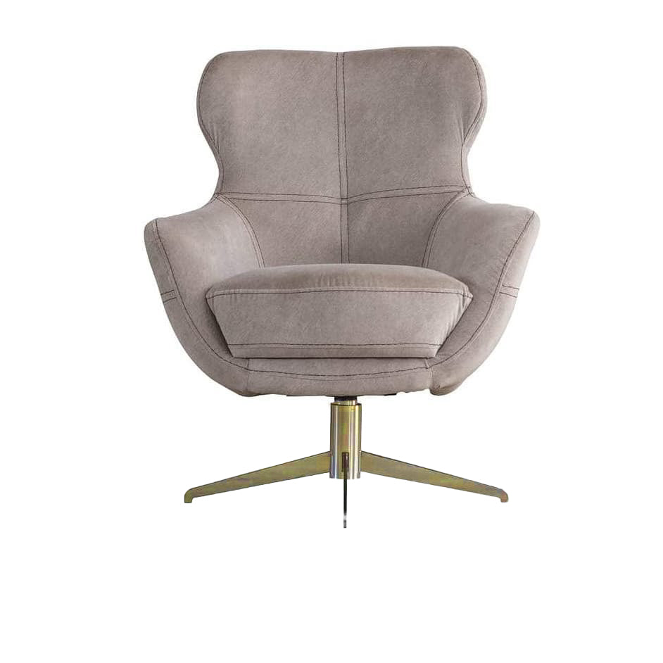 Chole Revolving Lounge Chair (Beige)