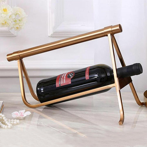 Metal wine rack