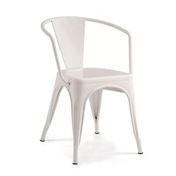 Tolix Armchair / Lounge Chair (White)