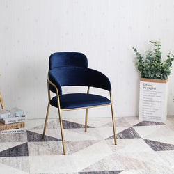 Ginza Gold Dining / Armchair (Blue)