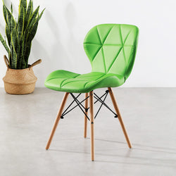 Butterfly PU Leather Chair (Green)