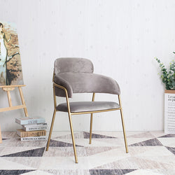 Ginza Gold Dining / Armchair (Grey)