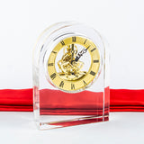 Crystal Glass Clock Decor