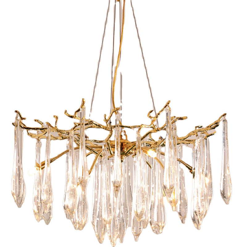 Luxury Crystal Chandelier - Diameter 40Inches / Luxury Warm Light