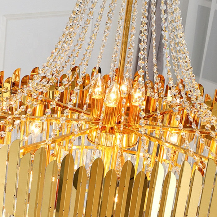 Crystal Luxury Chandelier - Diameter 32Inches / Luxury Warm Light