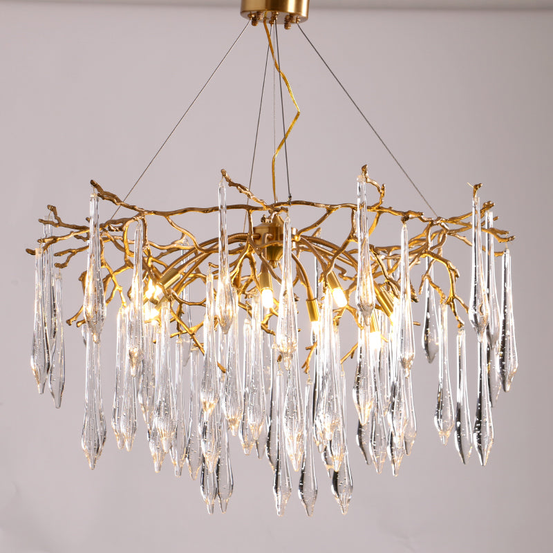 Luxury Crystal Chandelier - Diameter 40Inches / Luxury Warm Light