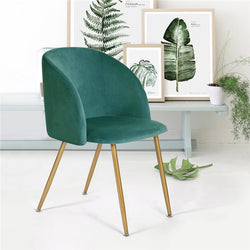 Mitzi Gold Armchair (Green), modern dining chairs, dining room chairs
