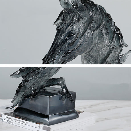 Ink Transparent Horse Decor