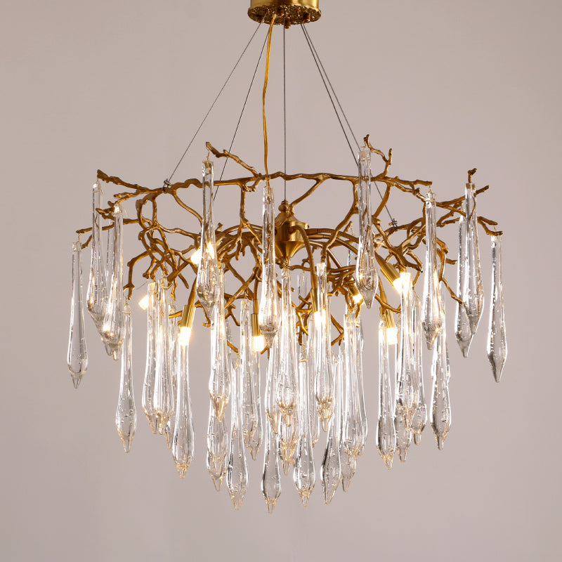 Luxury Crystal Chandelier - Diameter 40Inches / Luxury Warm Light