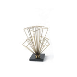 Abstract Electroplated Gold Décor Set