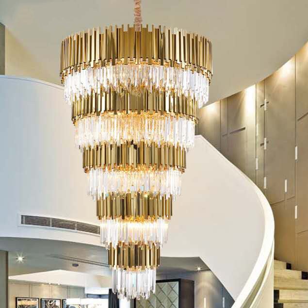 Crystal Luxury Chandelier - Luxury Warm Light