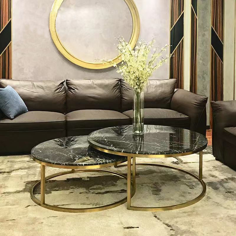 Lexus Marble Center Table Black Meeshan Home