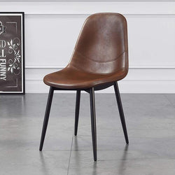 Richmond PU Leather Chair (Dark Brown)