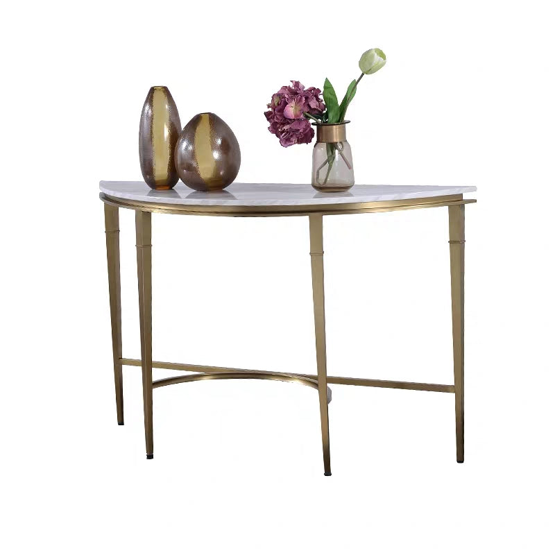 Stella Marble Console Table (White)