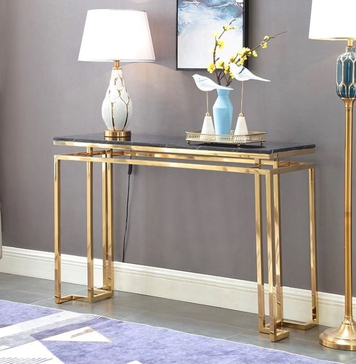 Scott Marble Console Table