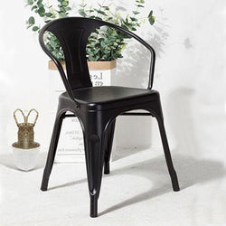 Tolix Armchair / Lounge Chair (Black)