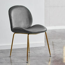 Diana Velvet Dining Chair (Grey)