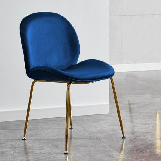 Diana Velvet Dining Chair (Blue)